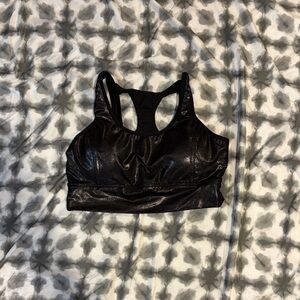 DSG Black Shimmer Sports Bra